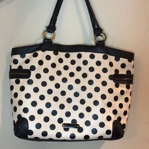 Betsy Johnson polka dot bag